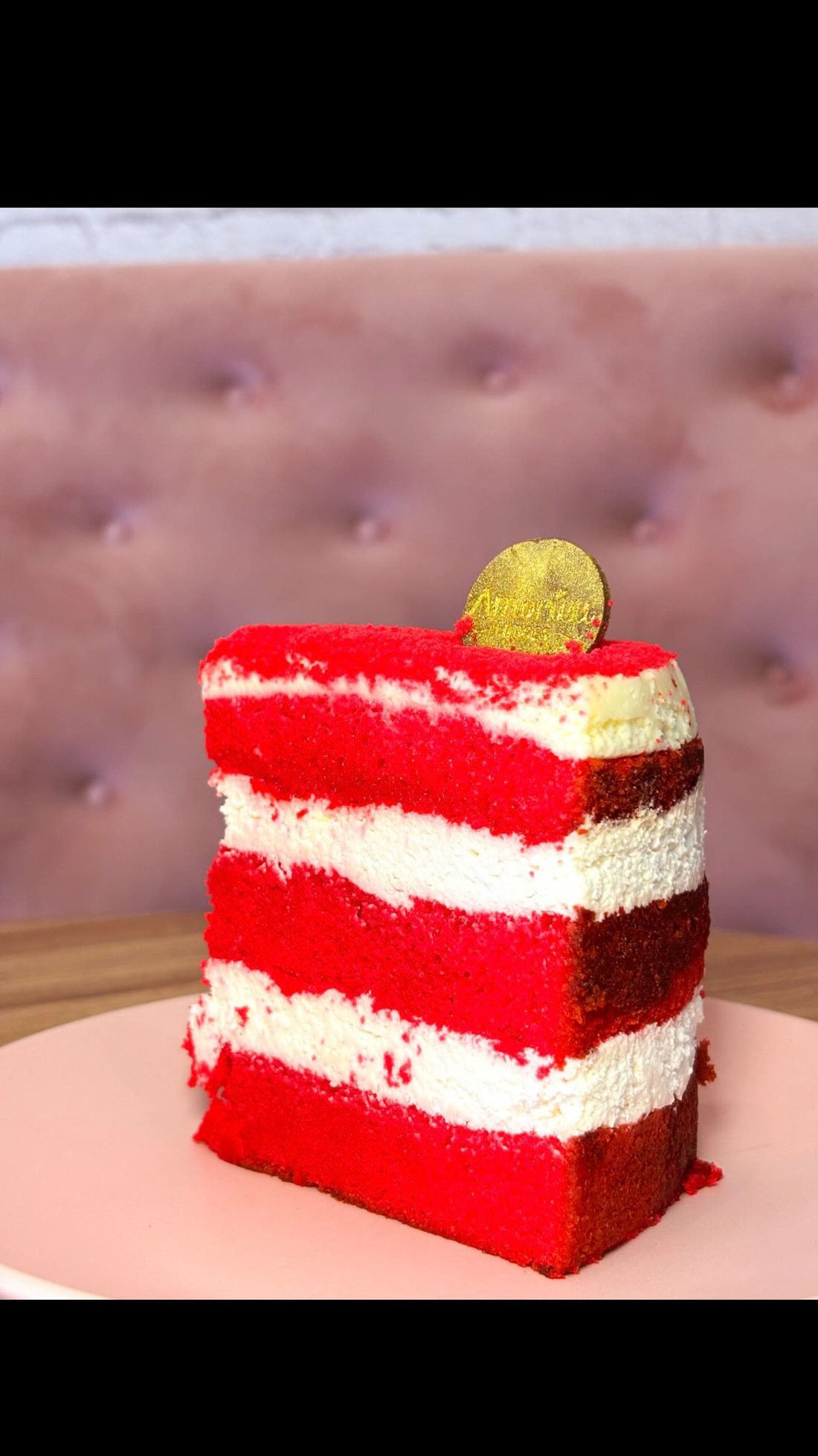 Fatia de red velvet