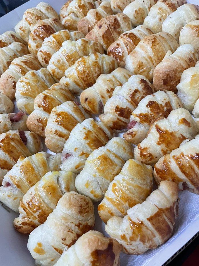 Assados quentinhos para coffee break