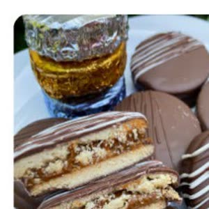Alfajor artesanal de doce de leite