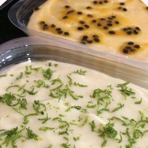 Mousse de limão ou maracujá