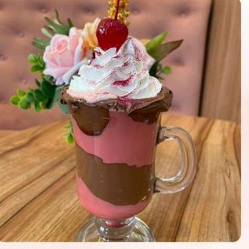 Pink coffee