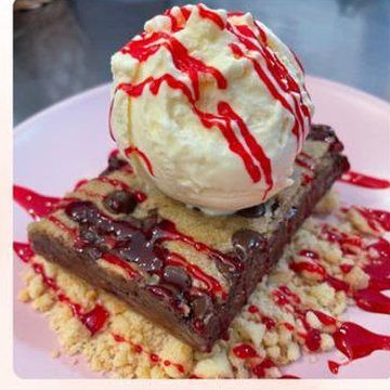 Cookie de Nutella com sorvete