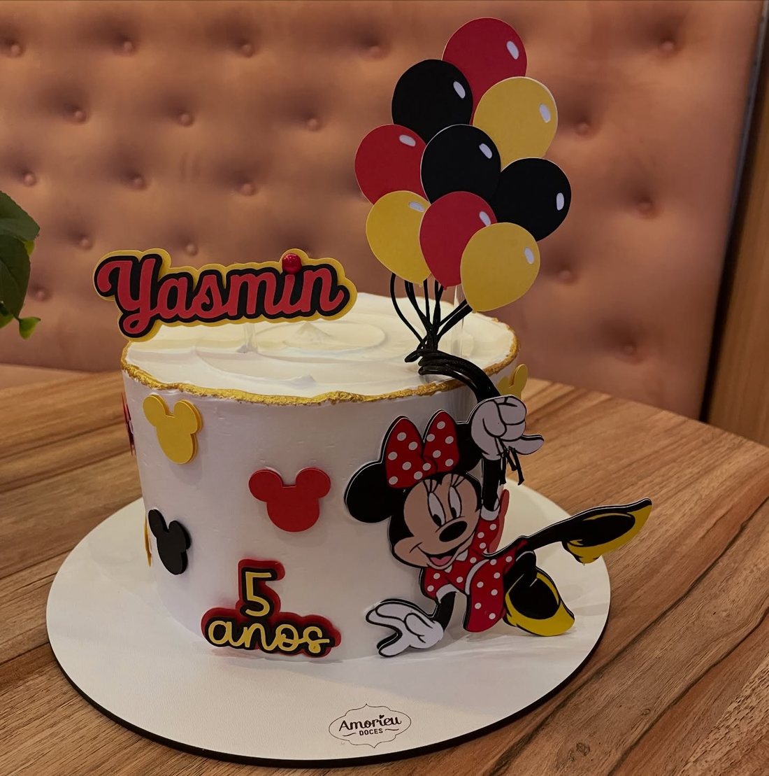 Bolo tema Minnie